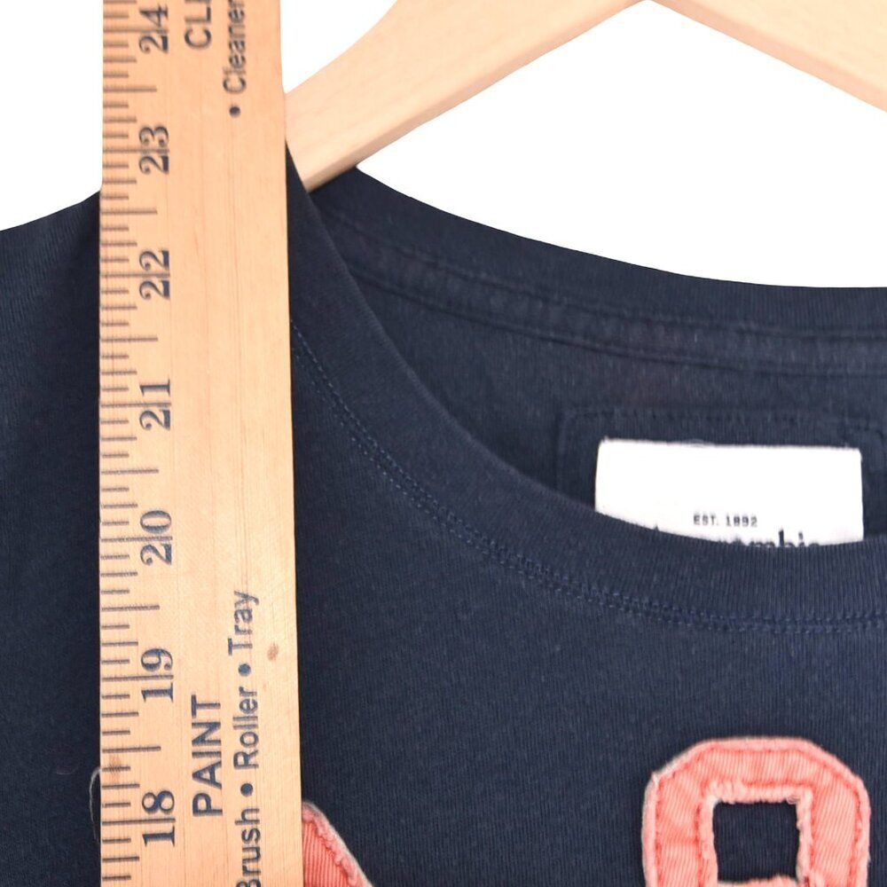 Abercrombie Navy Tee Kids XL Y2K Preppy Varsity - Picture 8 of 8